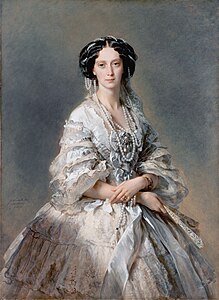 Maria Alexandrovna by Winterhalter (1857, Hermitage) 2FXD