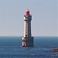 Ouessant : le phare de la Jument 2 (vu de l'île d'Ouessant)