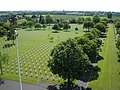 Burial Area from top of Chapel