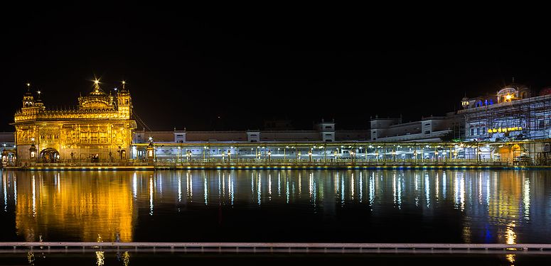 Golden Temple night view..