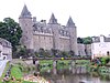 The three surviving towers of Josselin Castle