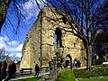 Knaresborough várának őrtornya. Yorkshire