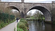 Spoorbrug in Landerneau