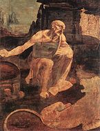 Leonardo da Vinci Saint Jerome in the Wilderness Pinacoteca Vaticana