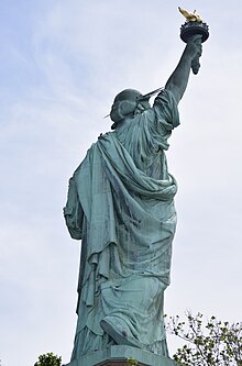 Statue of Liberty from the back