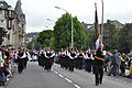 Défilé du Bagad Eostiged ar Menez (Plomodiern) lors du festival de Cornouaille 2013 le dimanche 28 juillet 2013 dans les rues de Quimper 1.