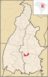 Silvanópolis – Mappa