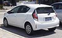 Second facelift Prius c