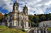 Das Heiligtum des Bom Jesus do Monte in Braga