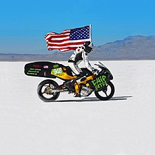 Chip Yates at Bonneville Salt Flats in 2011