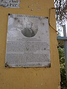 Gorée - Plaque à Michel Adanson.JPG