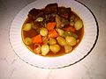 "Papaz yahnisi", veal and onion stew