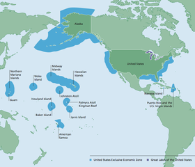 Exclusive Economic Zone map