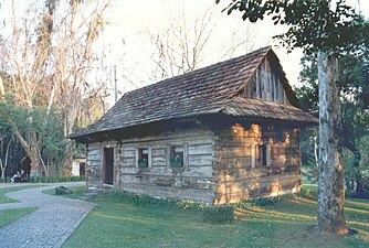 Casa do Colono Polonês (Bosque do Papa, Curitiba, Paraná).