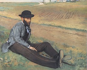 Edgar Degas, Eugène Manet, 1874, collection particulière.