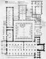 Plan de la clôture monastique