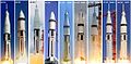 Picture of all Saturn IB launches