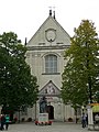 Baroque St. Anthony Church and Pope John Paul II Monument