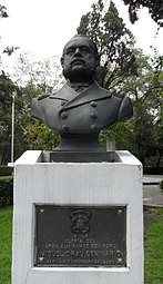 Busto en el Paseo de la Reforma, México.