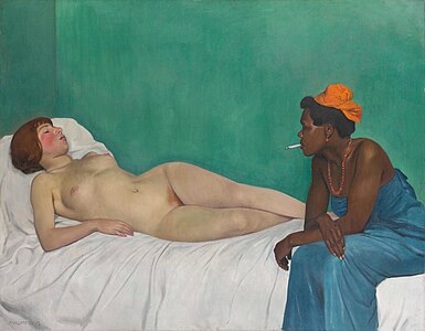 La Blanche et la Noire - Félix Vallotton - 1913