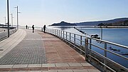 Seafront promenade and Tambo Island