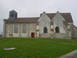 The church in Pars-lès-Romilly