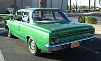 Rambler American tweedeurs sedan (1967), achteraanzicht