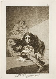 Capricho No. 54: El vergonzoso (La hontulo)