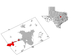 Vị trí trong Quận McLennan, Texas