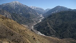 Mill Creek vormt een van de belangrijkste zijrivieren van het hoogste deel van de Santa Ana River