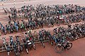 Fahrradparkplatz am Hafen Norderney