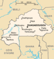 Carte du Burkina Faso