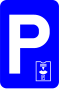 File:Belgian traffic sign E9a Parkeerschijf.svg