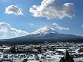 Mount Fuji and Kawaguchiko Station