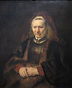 Rembrandt, Retrat d'anciana