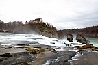 The Rhein Falls, the largest waterfall in Europe.