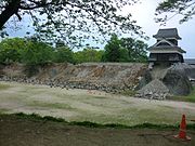 The north-west Inui Turret and wall of Kumamoto Castle.[59]