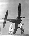 F4U-4 crash 1949