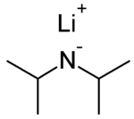 Structuurformule van lithiumdi-isopropylamide