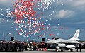 Polish air force officials welcome the first of 48 F-16s Nov. 9, 2006 at the 31st Air Base, Poznań