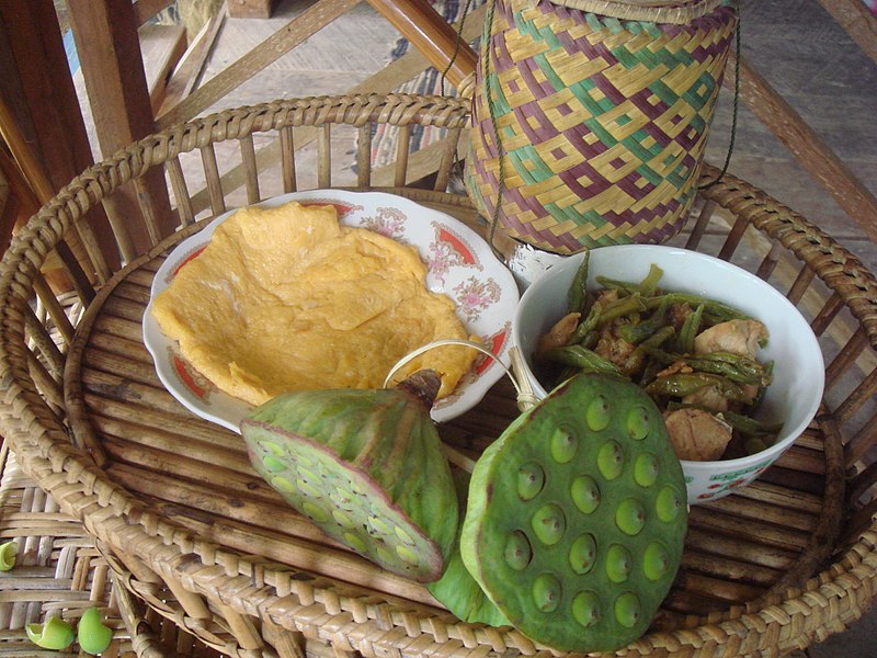 File:Simple meal in Laos.jpg