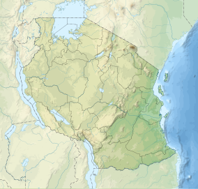 Zemljevid prikazuje lokacijo Zavarovano območje Ngorongoro