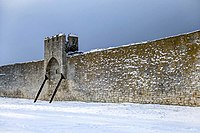 One of the saddle tower on the eastern part of the Visby Ringwall. Visby, Gotland County Author: En-cas-de-soleil