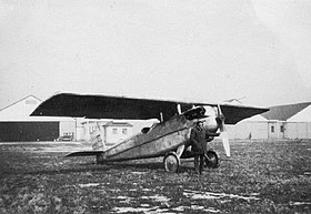 Vue de l'avion.