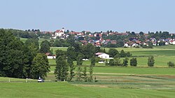 Markt Wald seen from the east