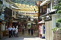 Shops line the streets of Miyajima