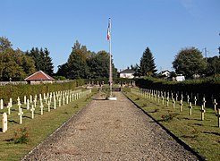 Cimetière militaire français de la Première Guerre mondiale.