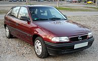 Opel Astra F Hatchback eleje