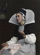 Ung mor, 1885. Olja på duk.