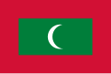 Flag of Maldives.